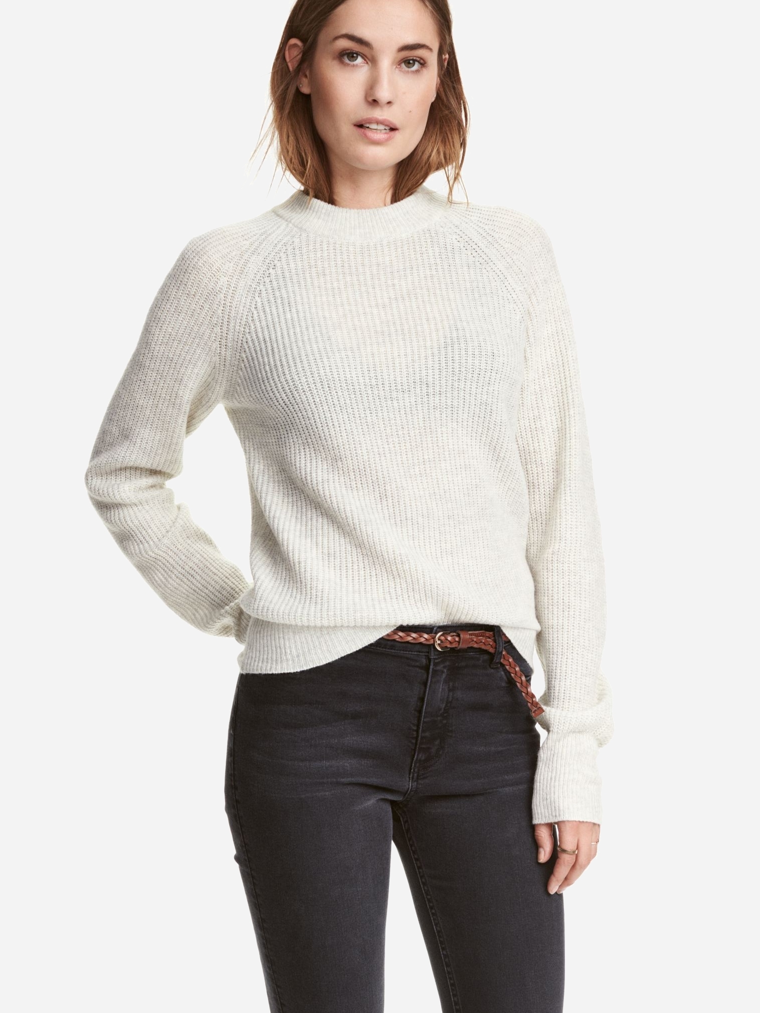 

Джемпер H&M 4095404RP1 L Светло-серый меланж
