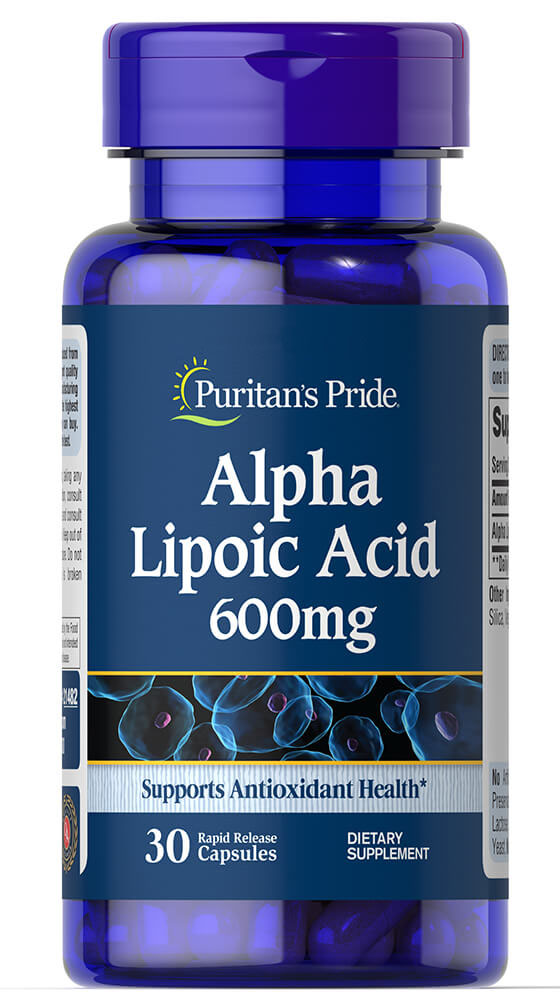 

Антиоксидант Puritan's Pride Alpha Lipoic Acid 600 mg 30 caps