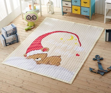

Игровой ковер-матрас Beezzy Мишка в облаках бежевый 200 см*150 см