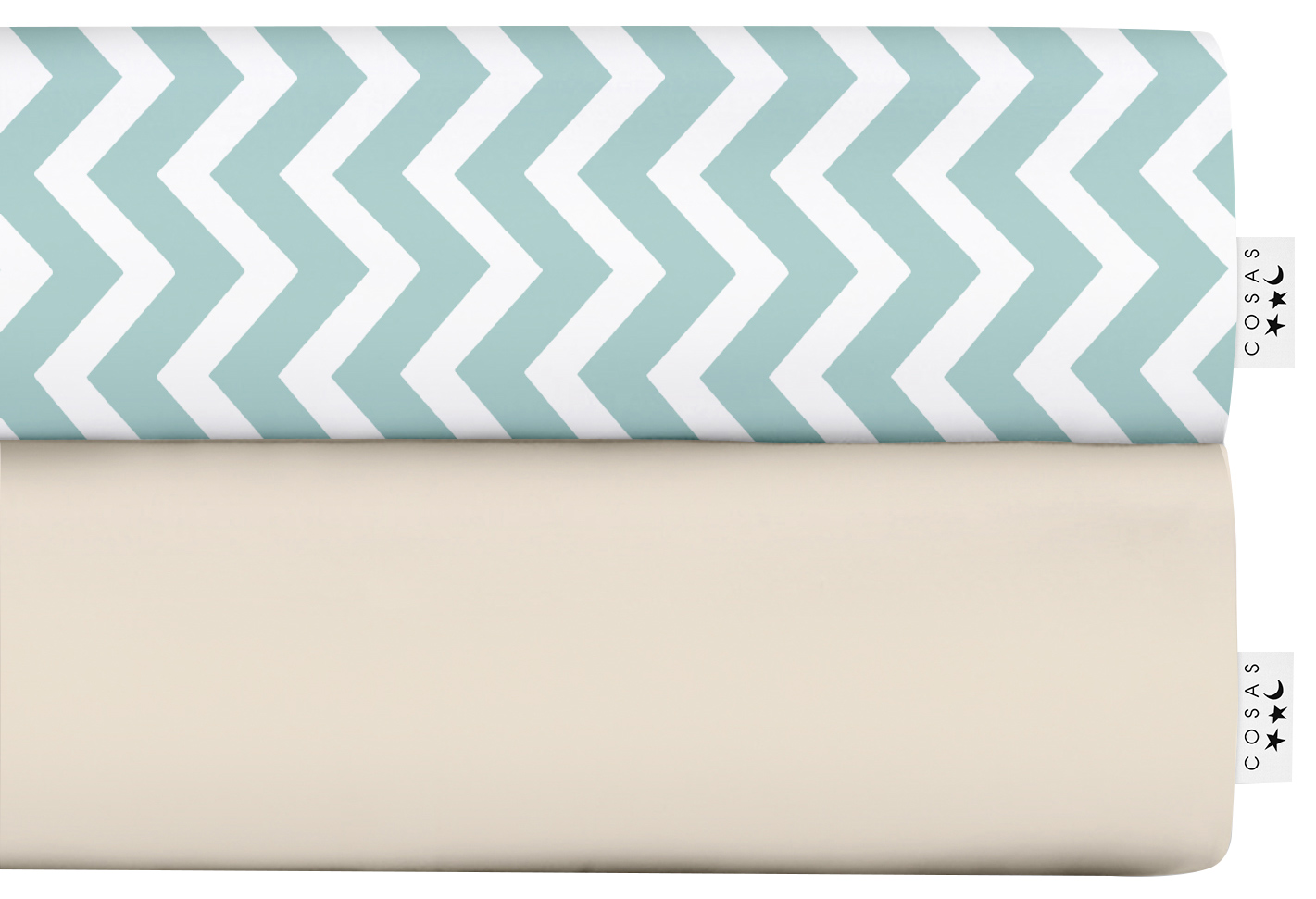 

Набор простыней Cosas Set Sheet Beige Zig Mint 220х240 2 шт