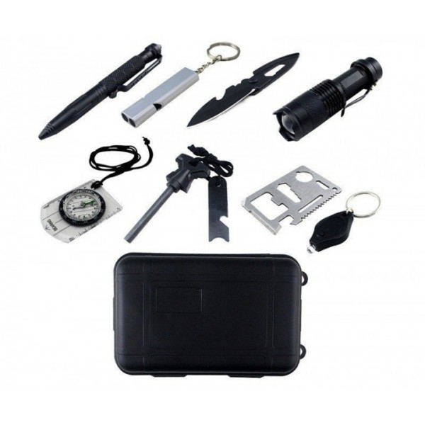 

Набор для экстремального выживания комплект инструментов TRAVELER Survival Kit