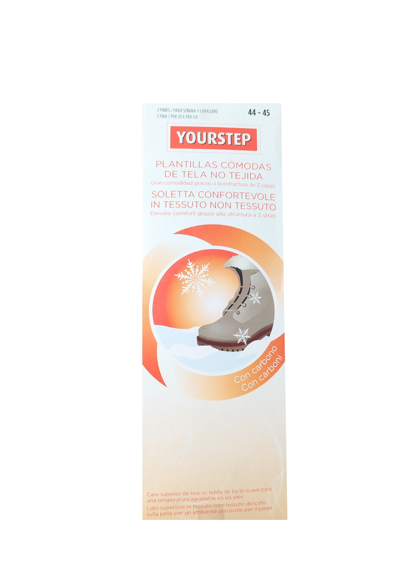 

Стельки (2 пары) Yourstep 44/45 Коричневый 32000000215532