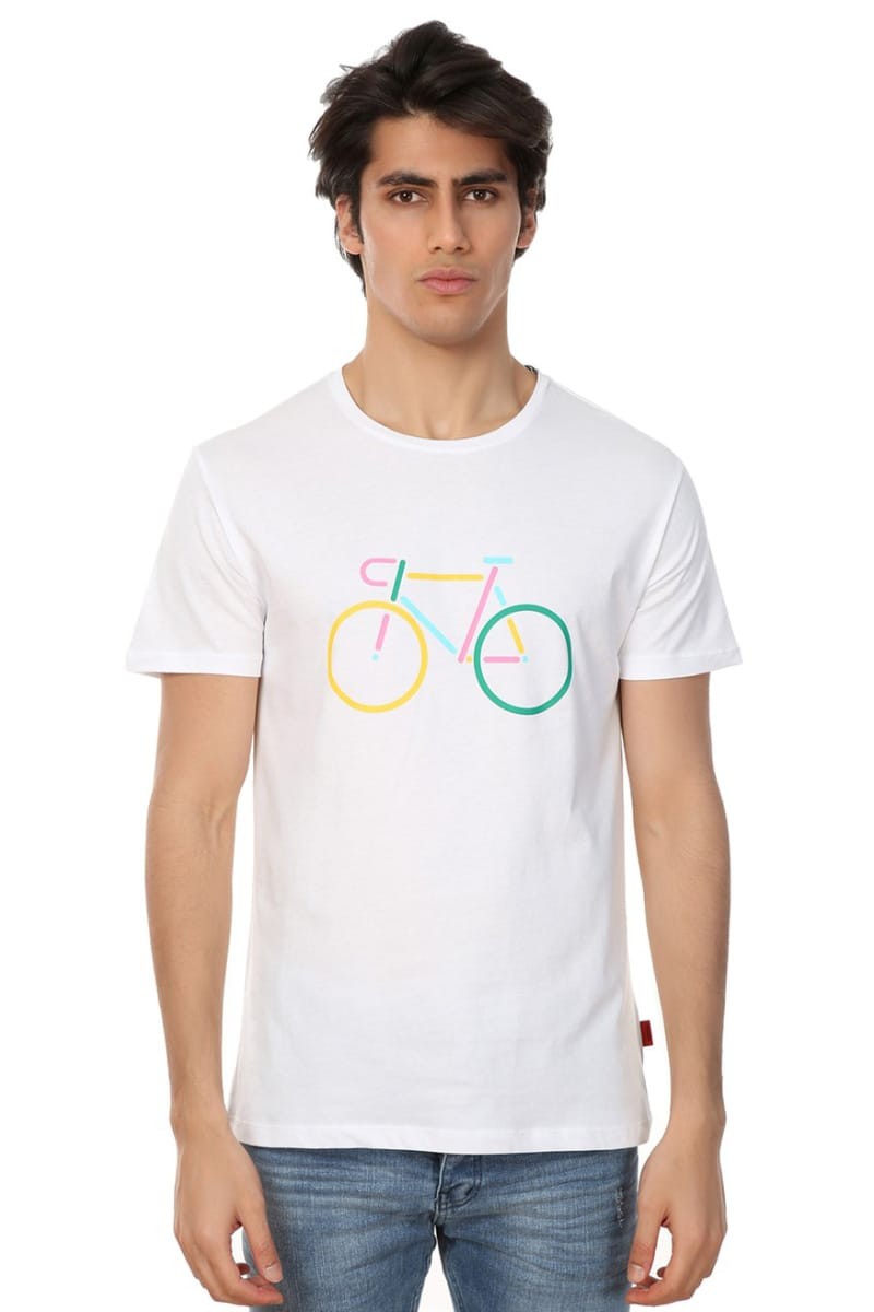 

Футболка John Frank 48(M) Белый (bike white)