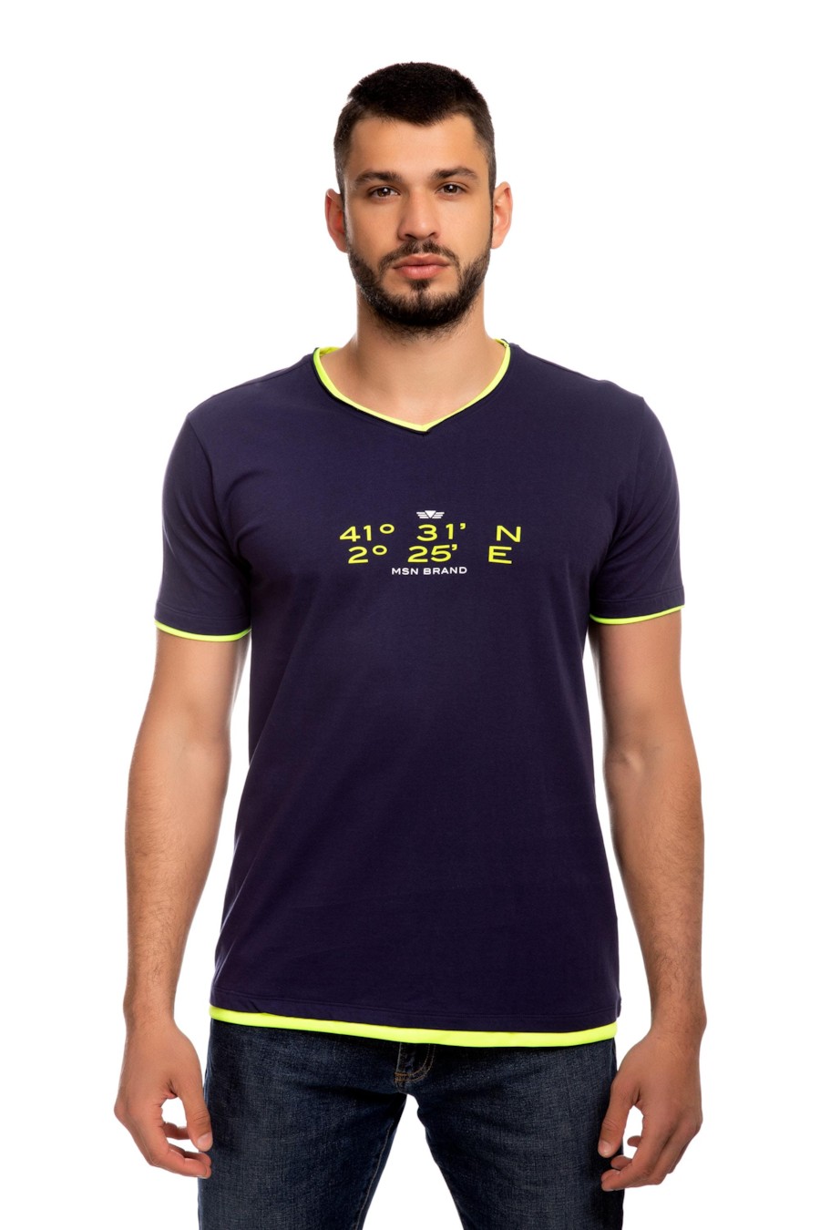 

Футболка для спорта Massana 50(L) Синий микс