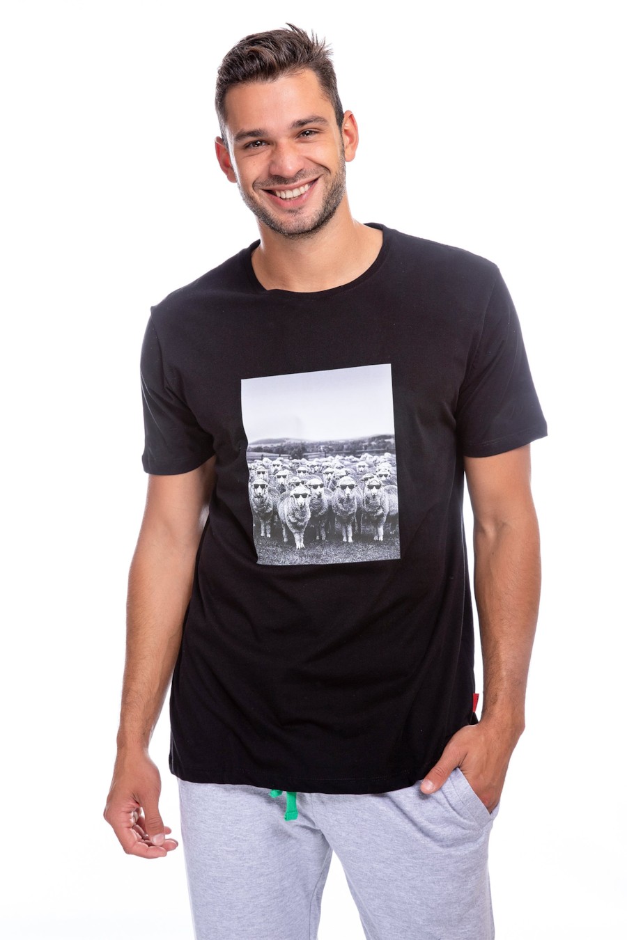 

Футболка John Frank 52(XL) Чёрный