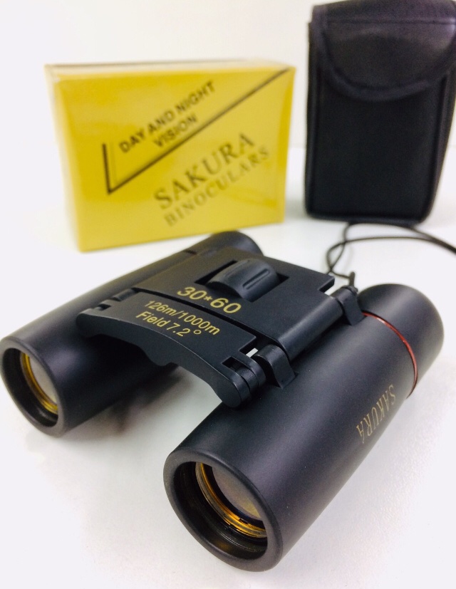 

Бинокль Sakura ударостойкий складной с чехлом 30х60 126м/1000м Field7.2 Черный (ART-0023)