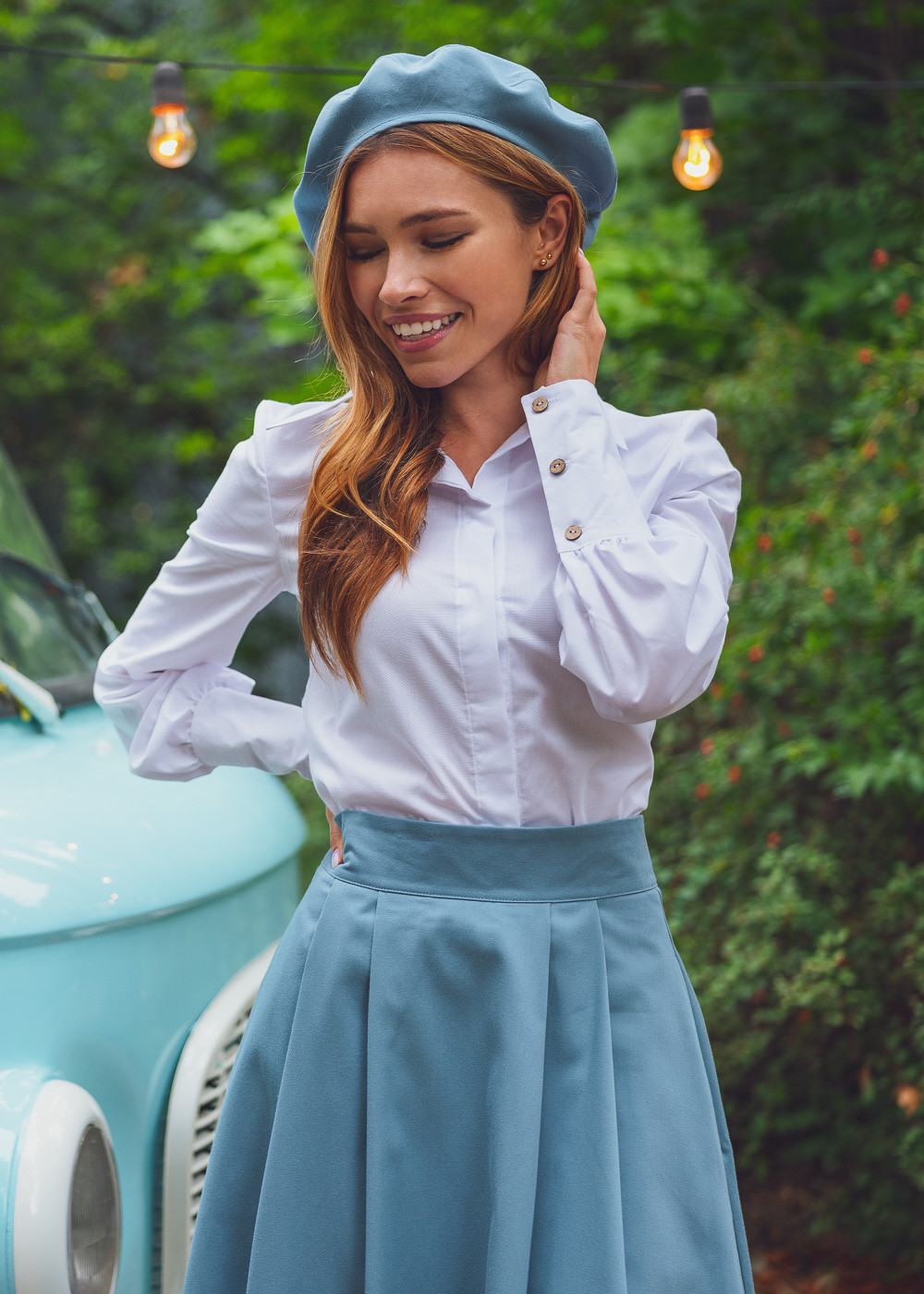 

Хлопковая блуза ENME 009137-495 XXL Белый
