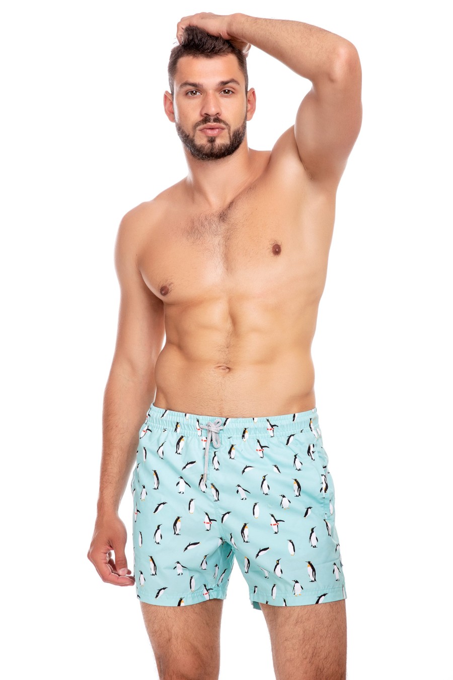 

Шорты John Frank 48(M) Бирюзовый (penguin green)