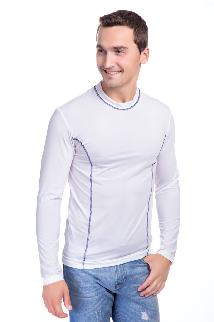 

Лонгслив HUE () Белый, Лонгслив HUE 48(M) Белый