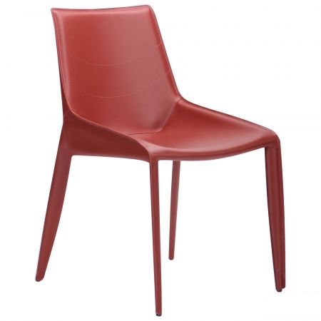 

Стул для кухни, гостиной, кафе, бара Tuscan red beans leather AMF