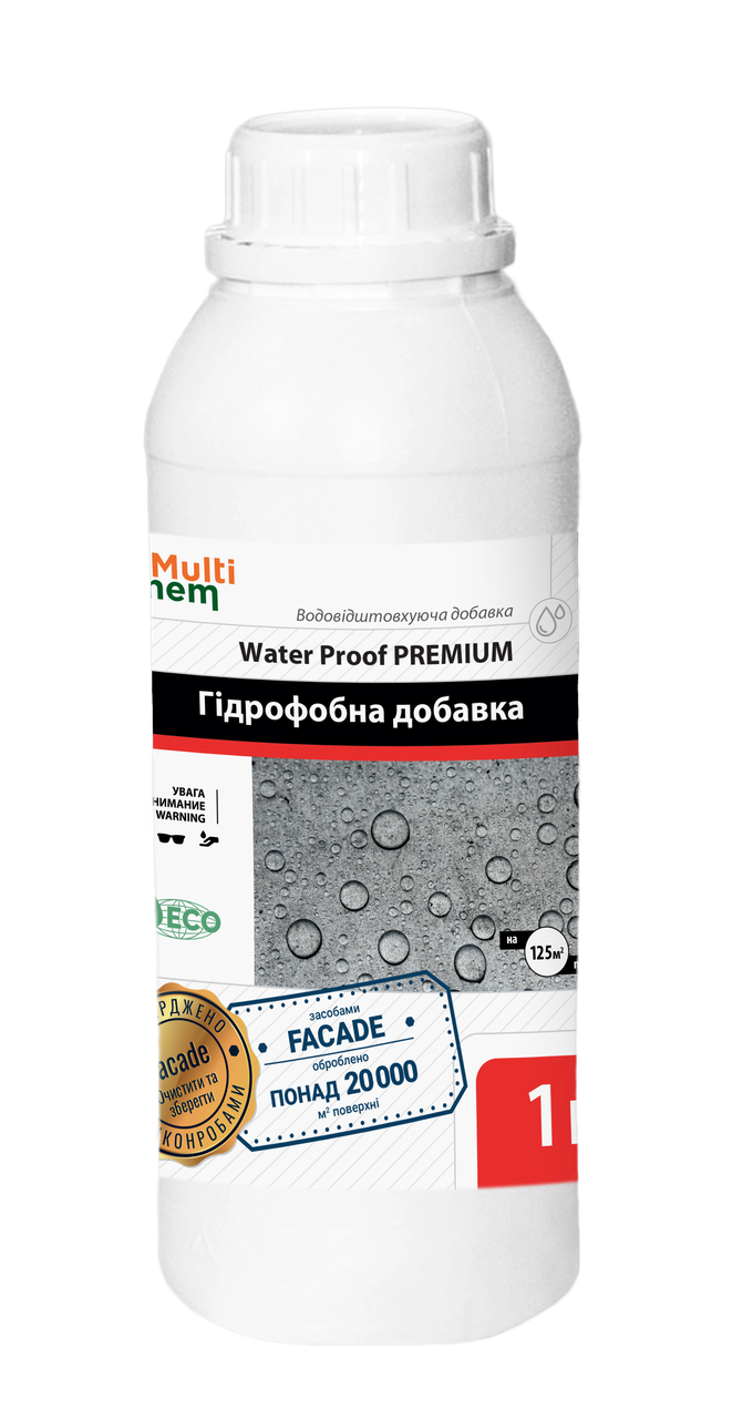 

Гидрофобизатор Water Proof Premium концентрат 1 л