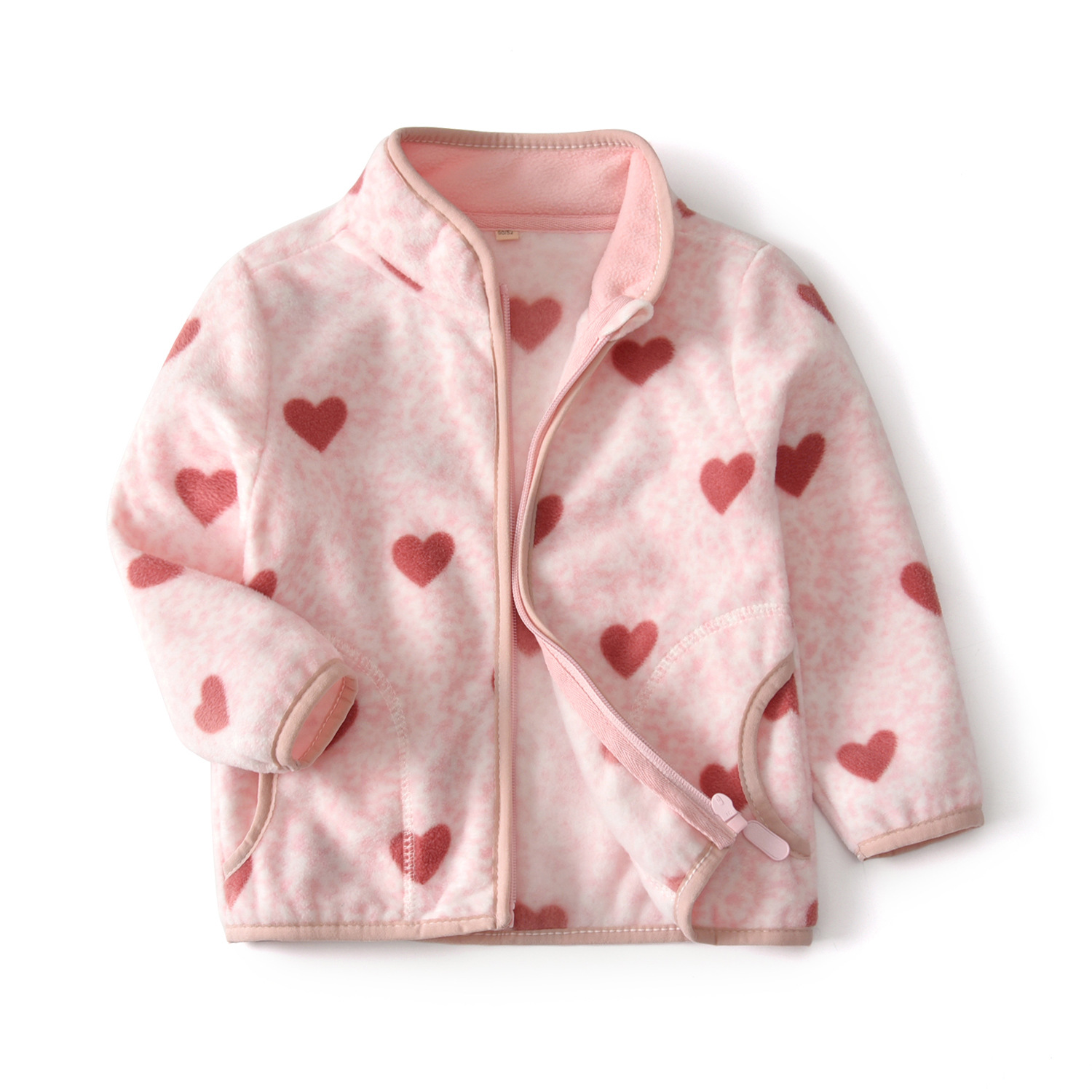 

Кофта для девочки флисовая Little heart Berni Kids (120) Розовый