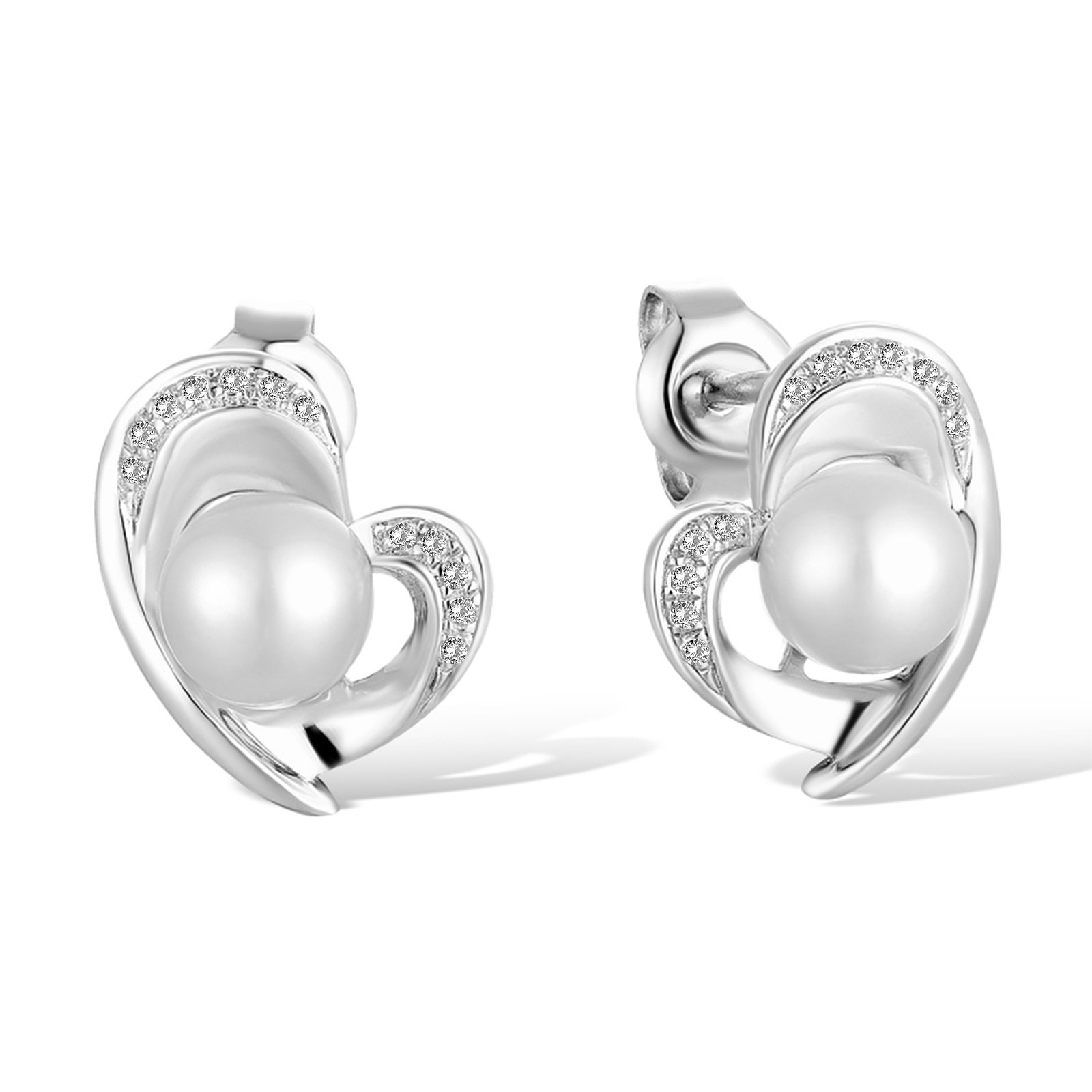 

Серьги из серебра с жемчугами (пресноводными) и куб. циркониями 1745024