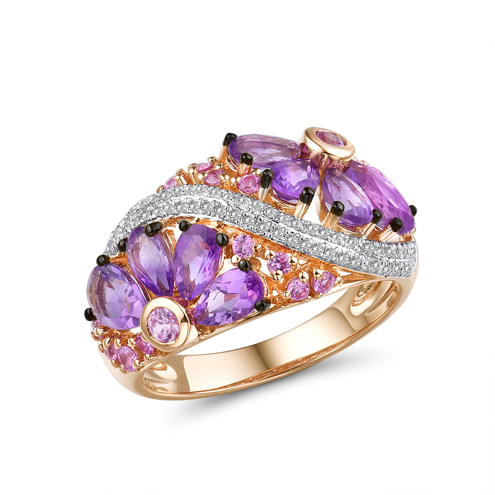 

Кольцо из красного золота 1744935, размер 21.5