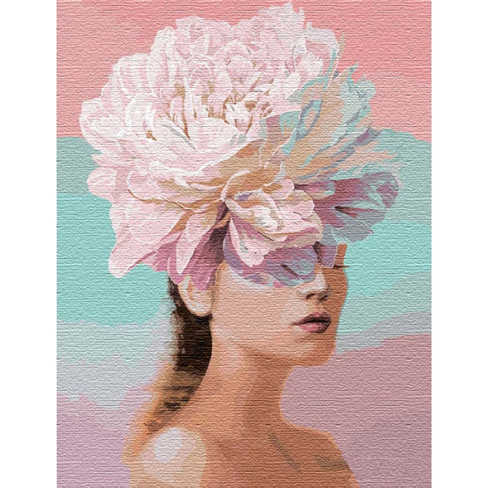 

Картина по номерам. Цветочные мысли (big) 50*65см KHO14765