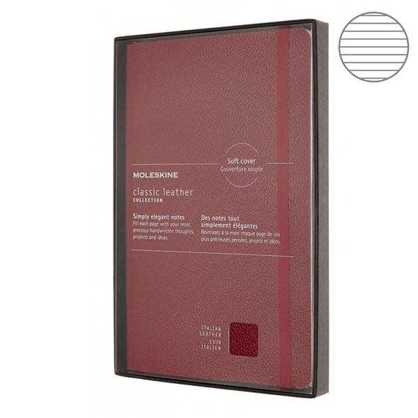 

Блокнот Moleskine Limited Edition Leather средний красный LCLH31HF1BOX