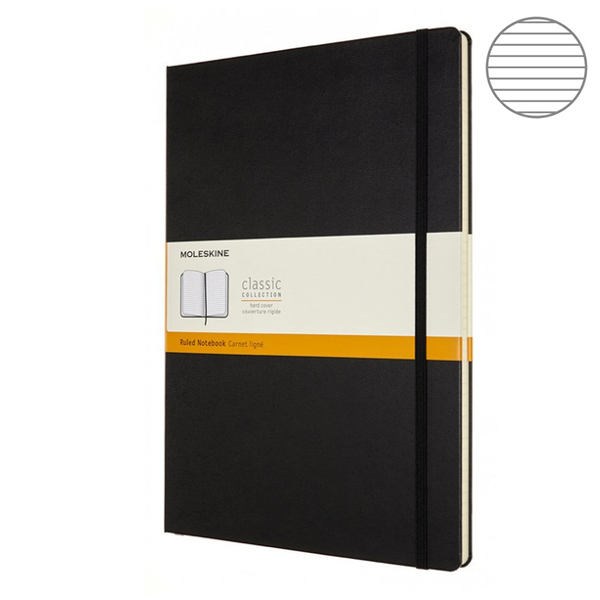 

Блокнот Moleskine Classic А4 черный QP110