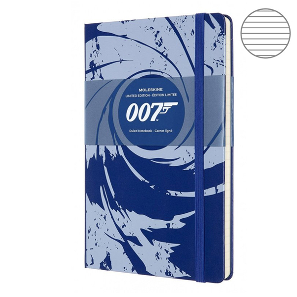

Блокнот Moleskine James Bond средний синий LEJB02QP060B