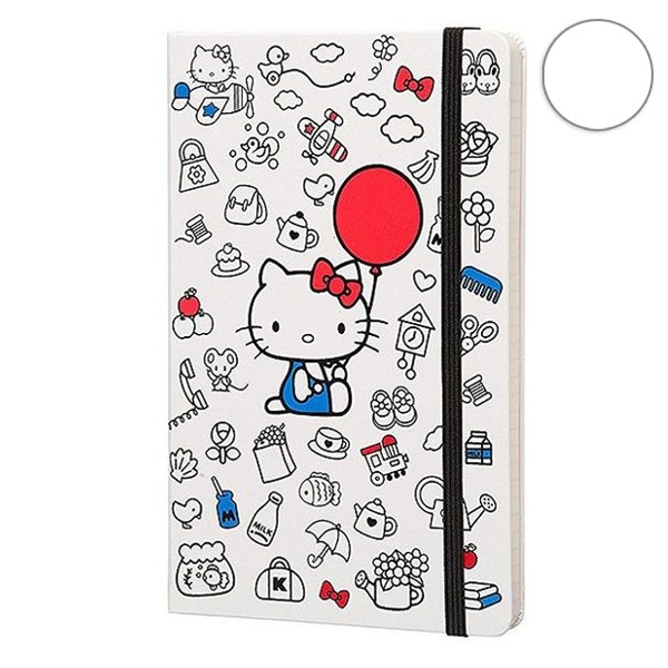 

Блокнот Moleskine Hello Kitty средний белый LEHK04QP062