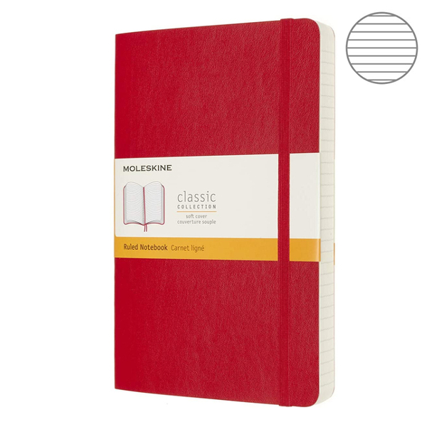 

Блокнот Moleskine Classic Expanded средний красный QP616EXPF2