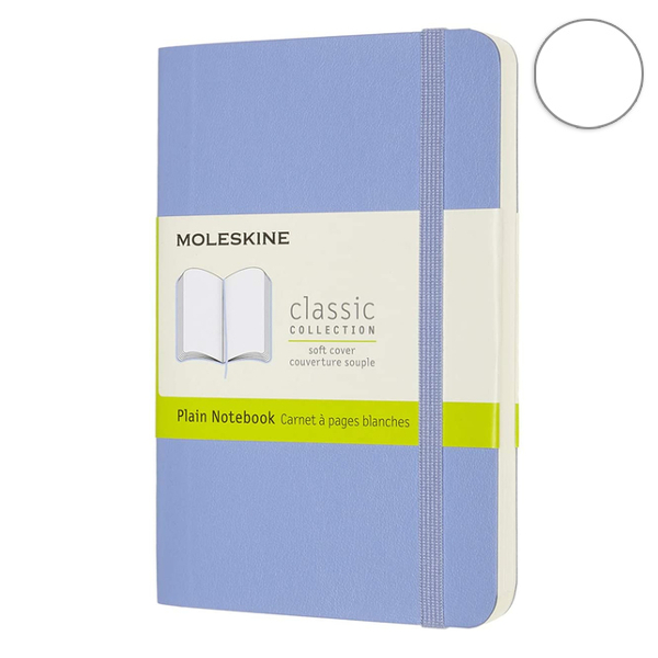 

Блокнот Moleskine Classic маленький голубой QP613B42