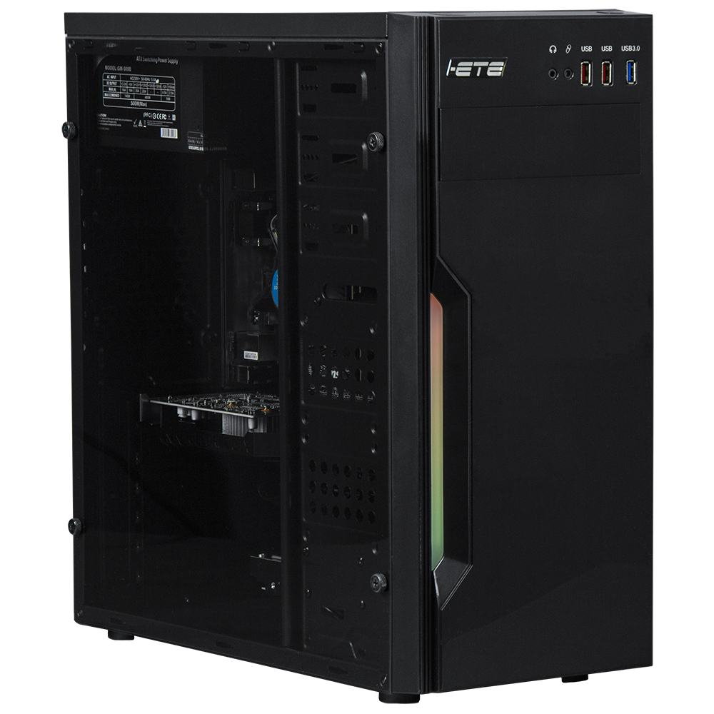 

Компьютер ETE GAME CASUAL MID (HB.I9100F.810.GTX1050.B42RGB500.BN)
