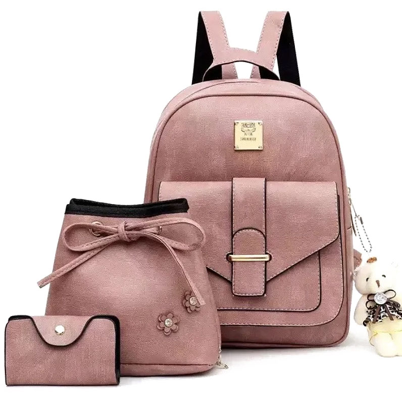 

Рюкзак в наборе Jenssia 3 в 1 Pink Berkani T-RB33439