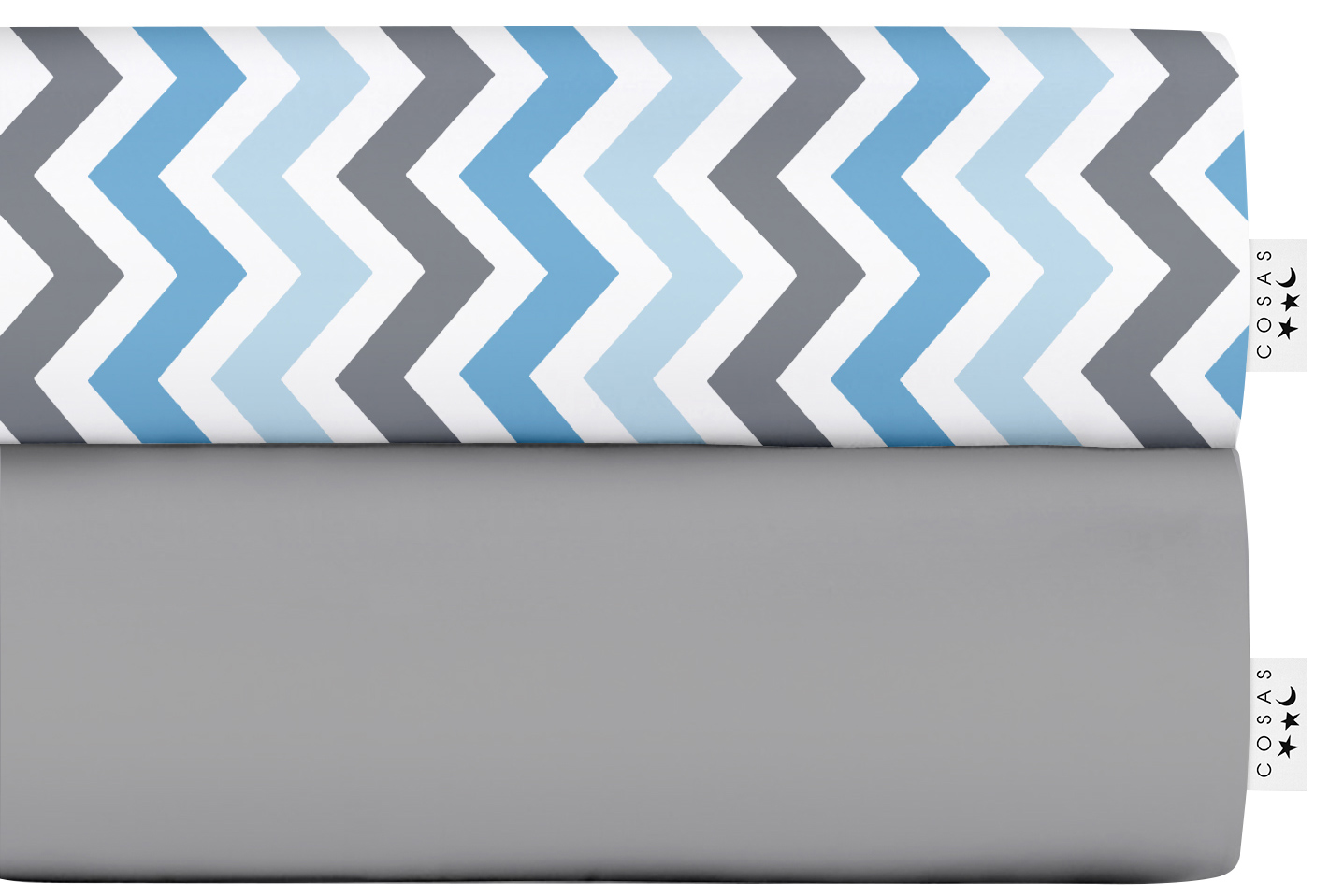 

Набор простыней Cosas Set Sheet Grey Zig Blue Grey 155х240 2 шт