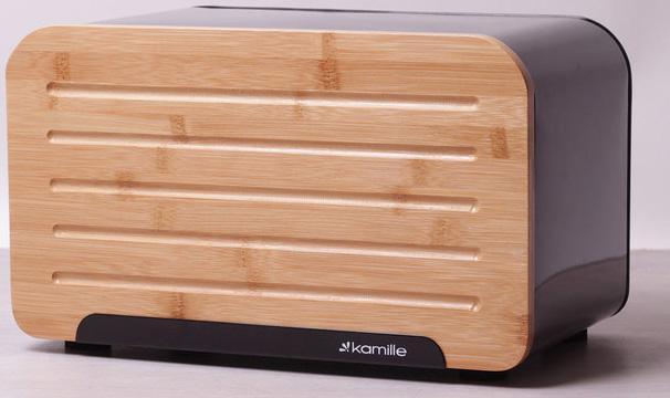 

Хлебница Kamille Breadbasket Steel Bamboo 35х20см из нержавеющей стали