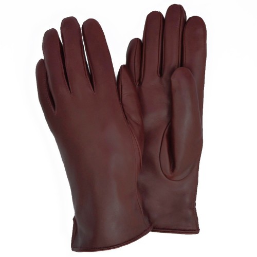 

Женские перчатки кожаные с мехом GlovesUA мод.136 бордо 8 (овчина)
