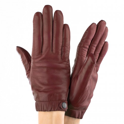 

Элегантные женские кожаные демисезонные перчатки GlovesUA мод.421 8,5 индиго