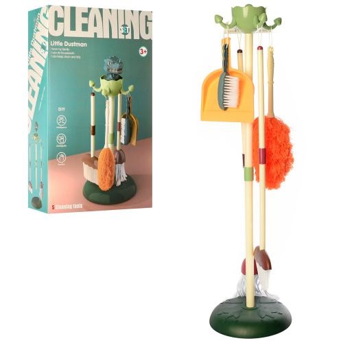 

Набор для уборки XG2-18A (подставка, веник,швабра, щетка, совок)