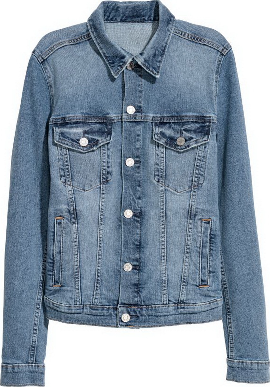 

Джинсовая куртка H&M 0399061-7 34 Синяя