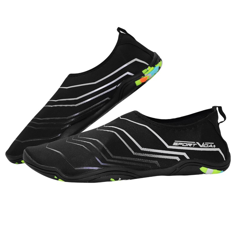 

Обувь для пляжа и кораллов (аквашузы) SportVida Black/Grey Size 45, код: SV-GY0006-R45
