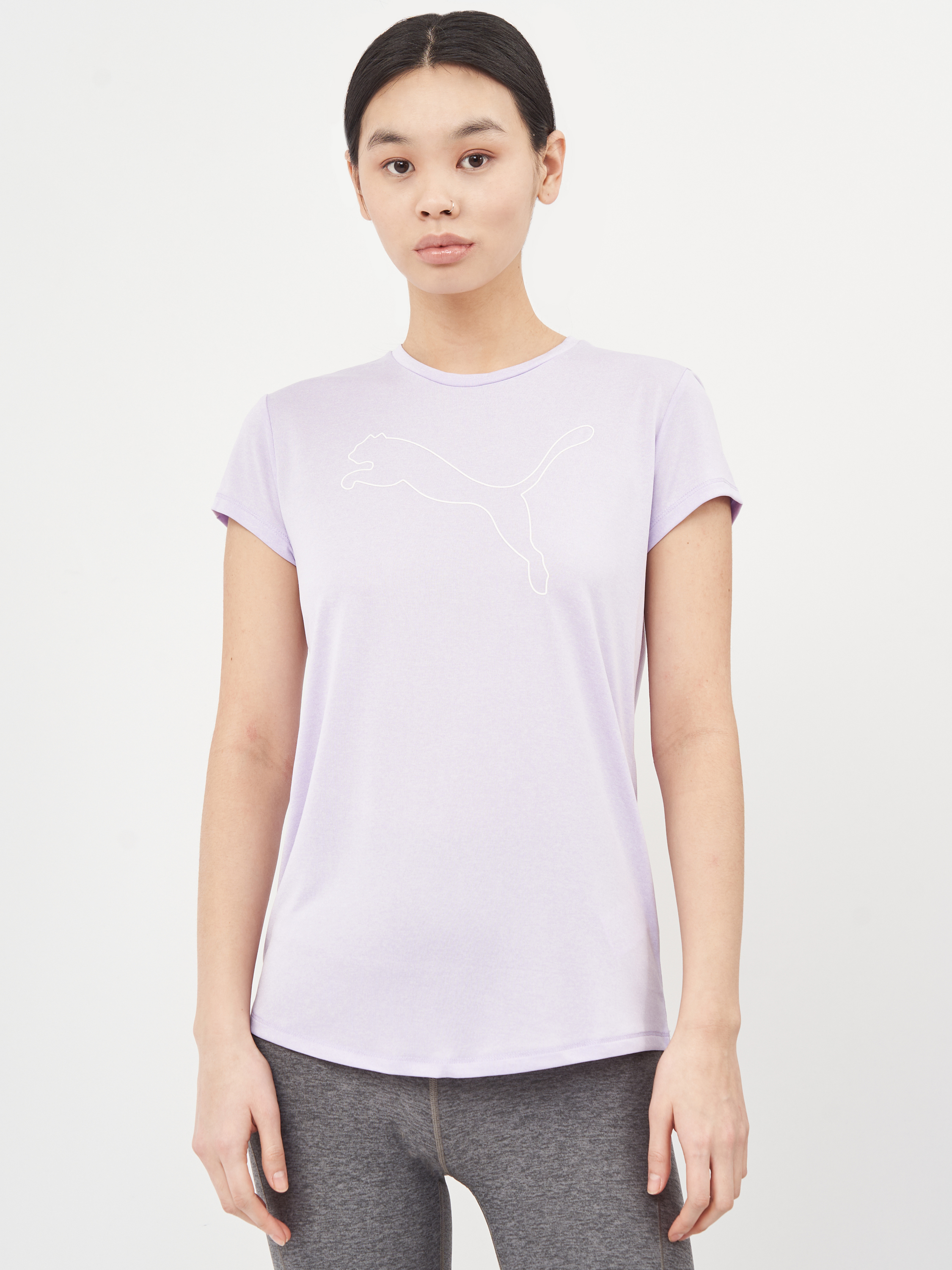 

Футболка Puma RTG Heather Logo Tee 58645516 XS Light Lavender Heather