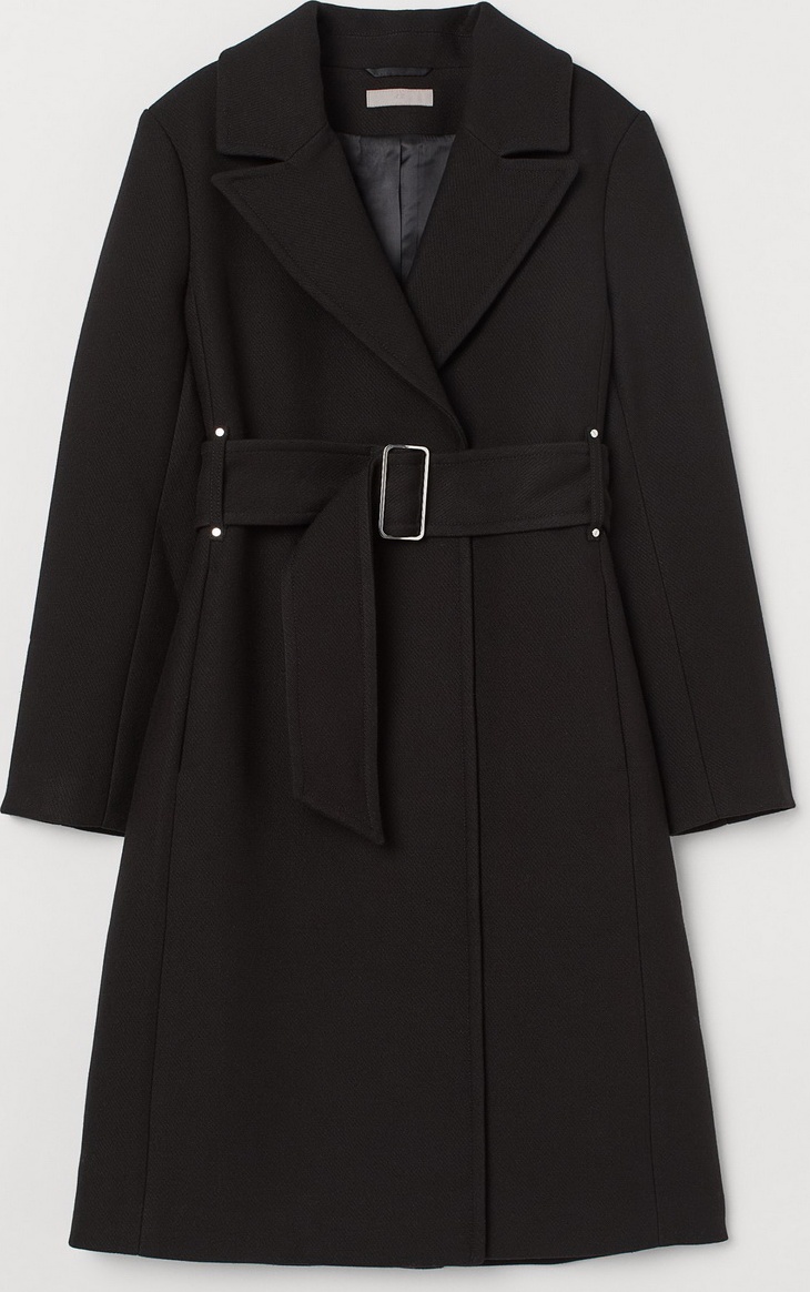 

Пальто H&M 0774953-0 38 Черное