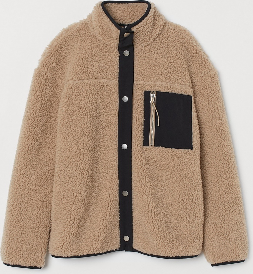 

Полушубок H&M 0849802-1 L Бежевый