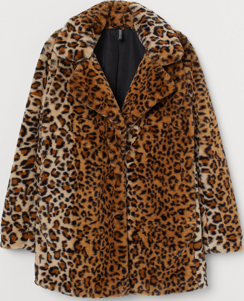 

Шуба H&M 0760454-0 S Бежевая