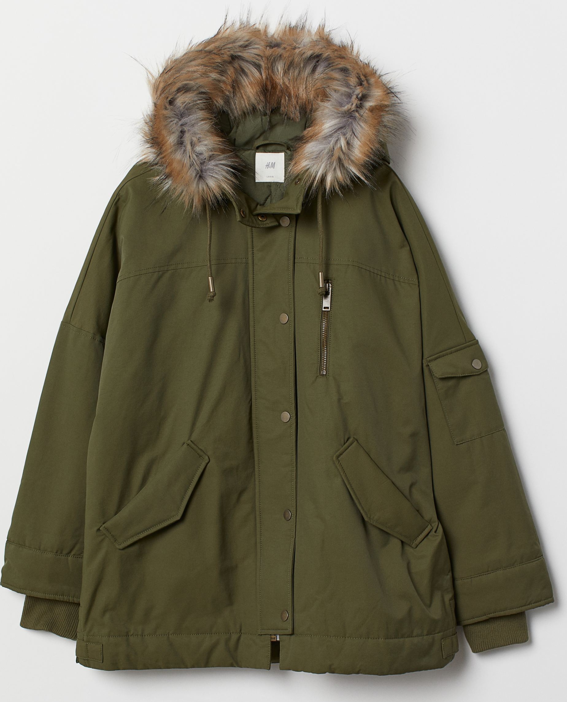 

Парка H&M 0701998-9 XL Зеленая