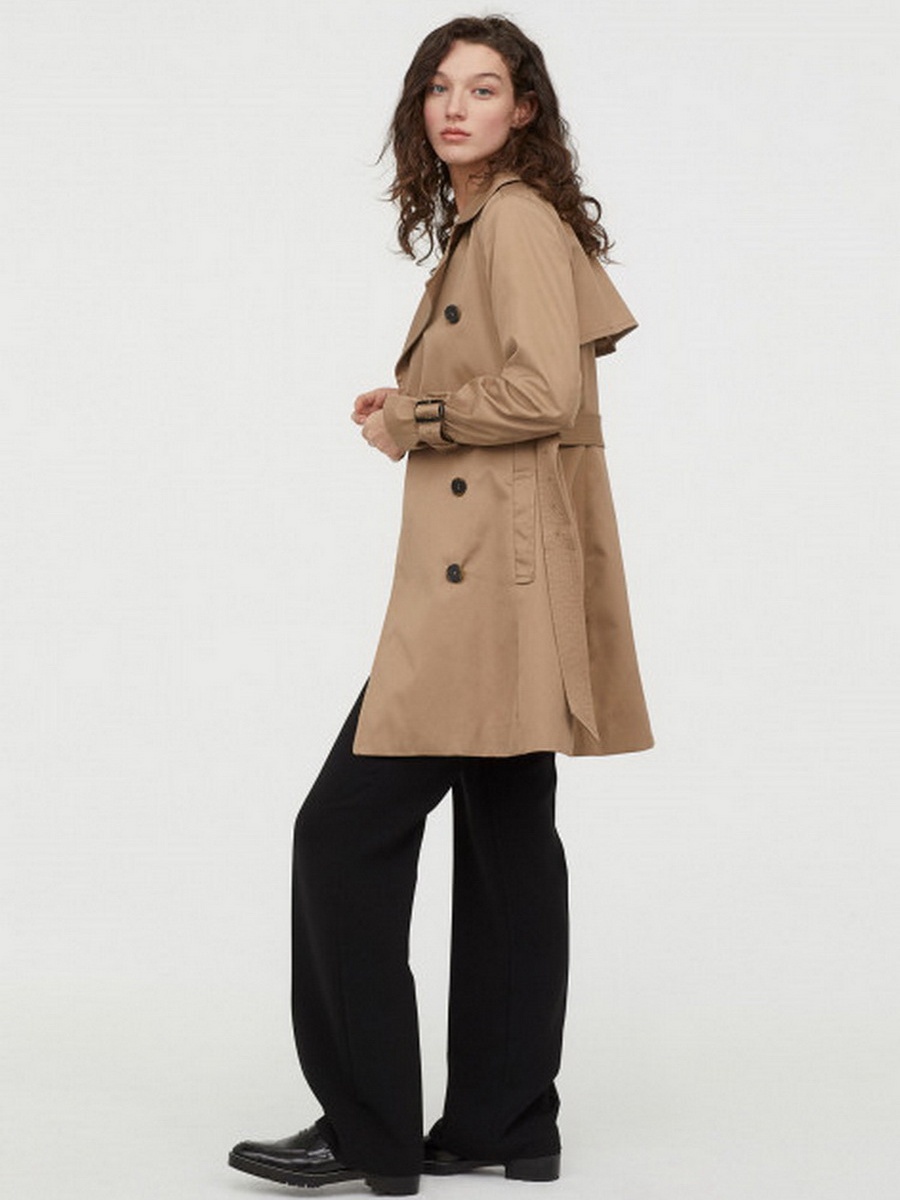 

Тренч H&M 0697031-9 46 Бежевый