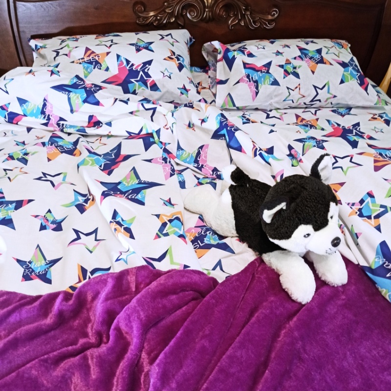 

Комплект постельного белья из бязи Time Textile Старфол двуспальный Разноцветный TT160875-d 50х70