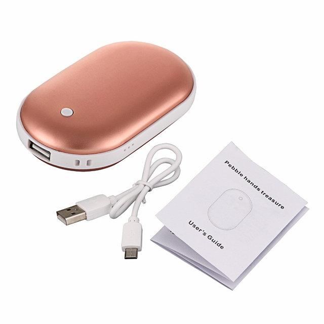 

Повербанк-грелка для рук Pebble NS-518 5000 mAh Розовый