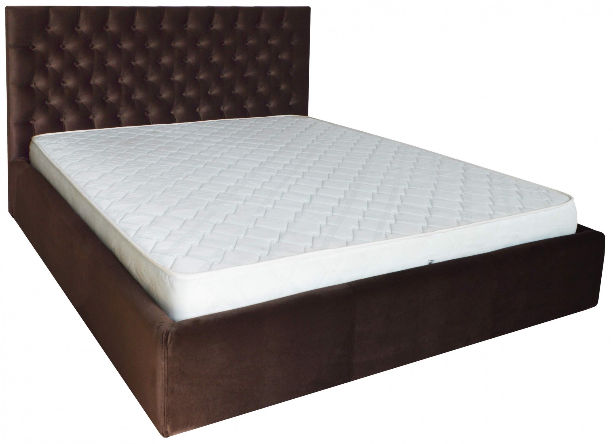 

Кровать Cambridge Comfort 120 х 190 см Missoni 011 С подъемным механизмом и нишей для белья Темно-коричневая