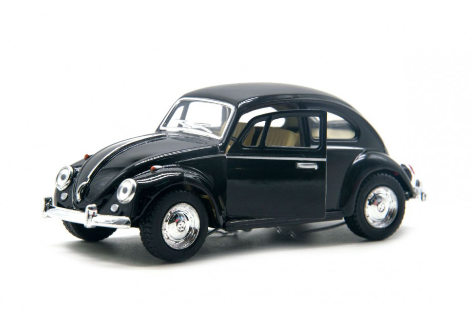 

Железная модель легковая Volkswagen Beetle 5'' KT5057W (Black)