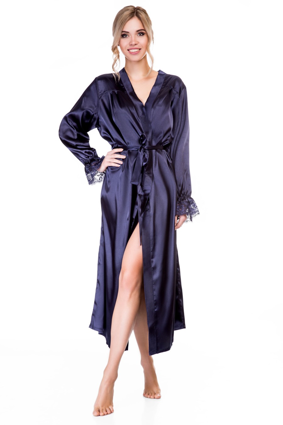 

Халат Fleri () Синий, Халат Fleri 52(3XL) Синий