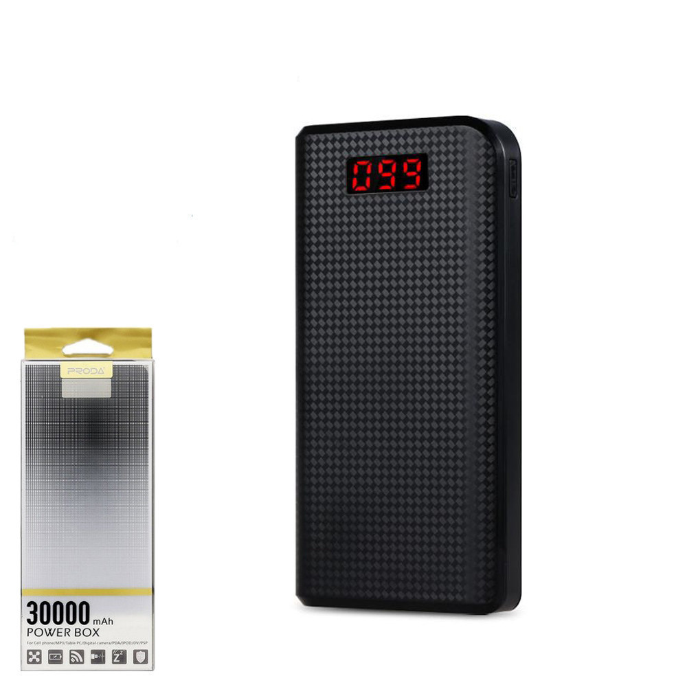 

Портативное зарядное устройство (Power Bank) Remax Power Box PPL-14 30000mAh Black