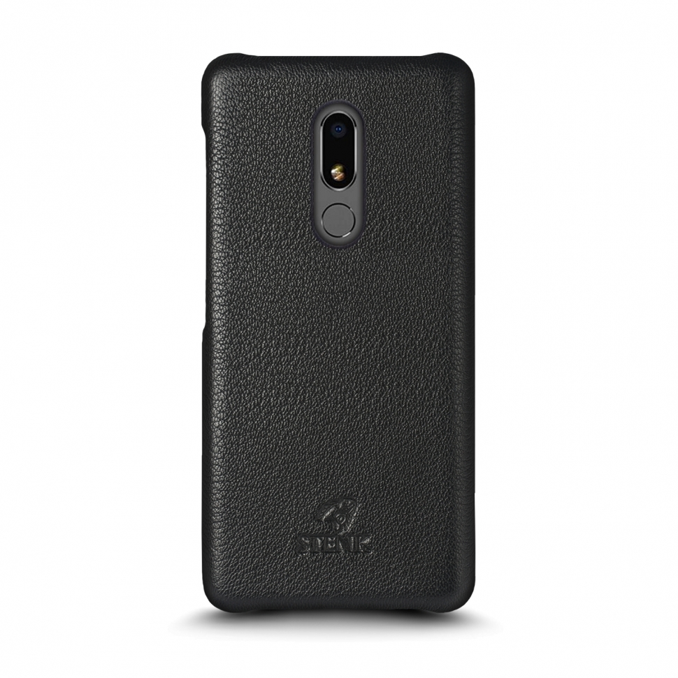 

Кожаная накладка Stenk Cover для Meizu M8 lite Чёрная