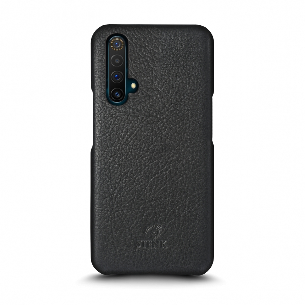 

Кожаная накладка Stenk Cover для Realme X3 Чёрная