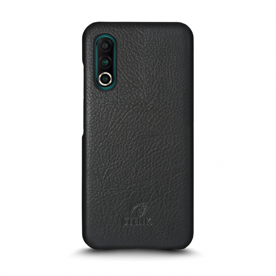 

Кожаная накладка Stenk Cover для Meizu 16s Pro Чёрная