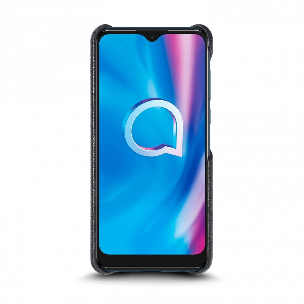 

Кожаная накладка Stenk Cover для Alcatel 1SE (2020) Чёрная